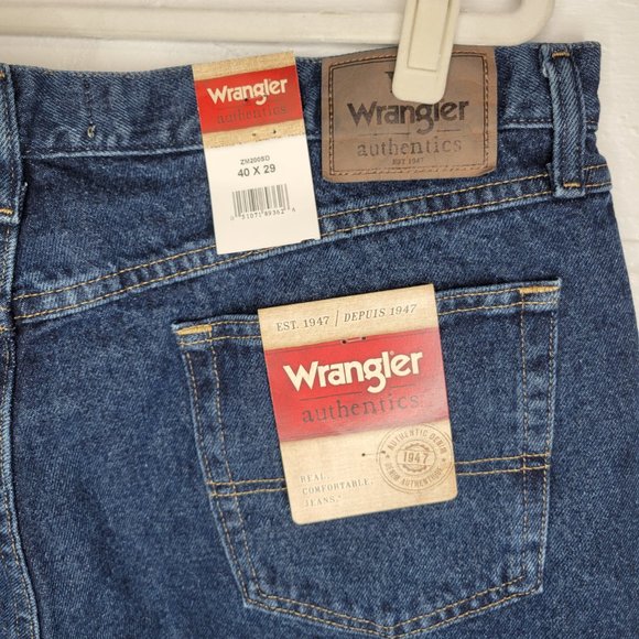 Wrangler Authentics Men's Size 40 x 29 Jeans - Picture 3 of 5